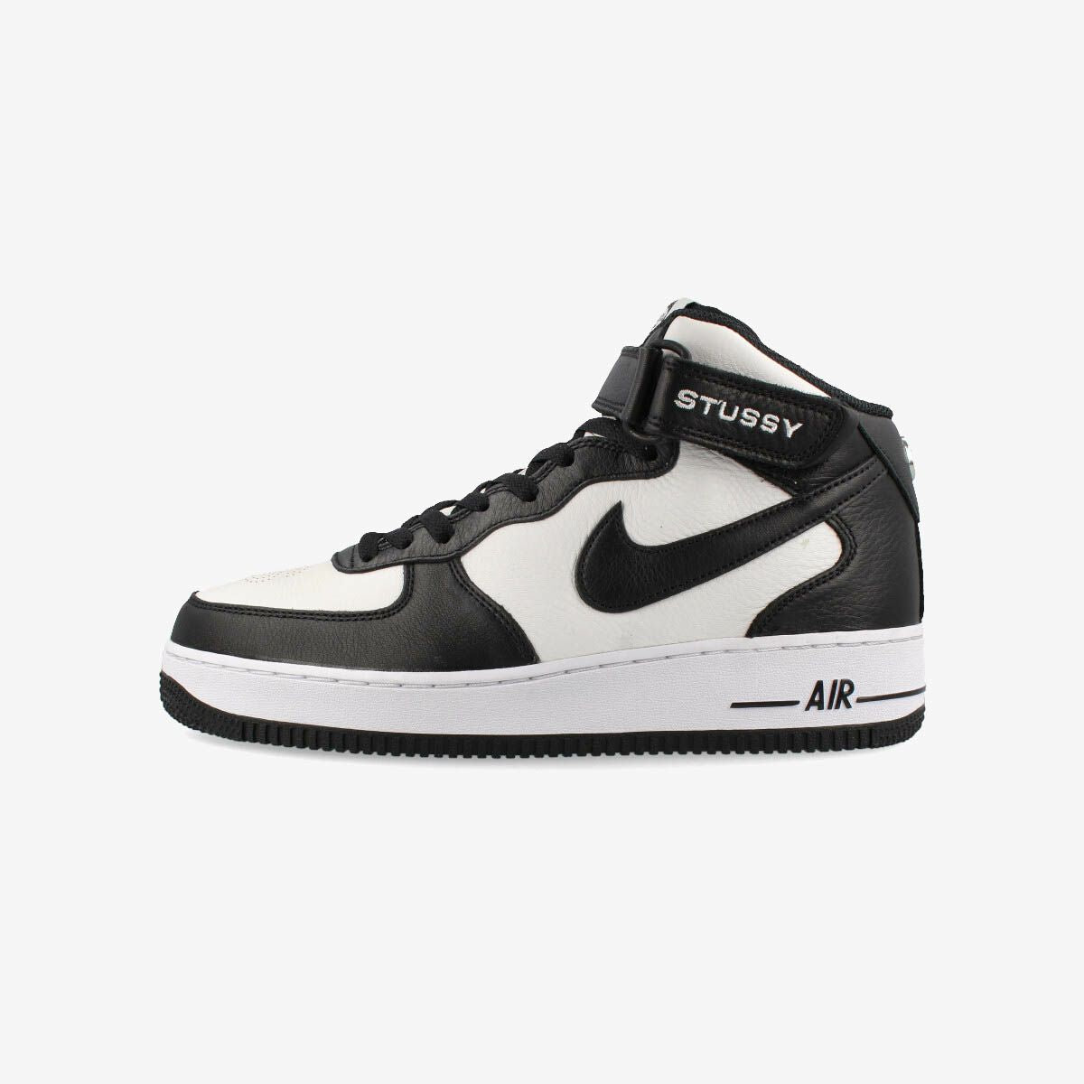 NIKE AIR FORCE 1 '07 MID SP BLACK/BLACK/WHITE 【STUSSY】 – KICKS LAB.