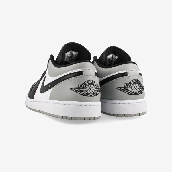 NIKE AIR JORDAN 1 LOW WHITE/BLACK/LIGHT SMOKE GRAY [SHADOW TOE]