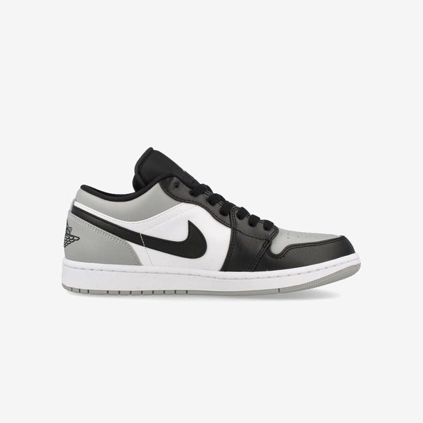 NIKE AIR JORDAN 1 LOW WHITE/BLACK/LIGHT SMOKE GREY 【SHADOW TOE】