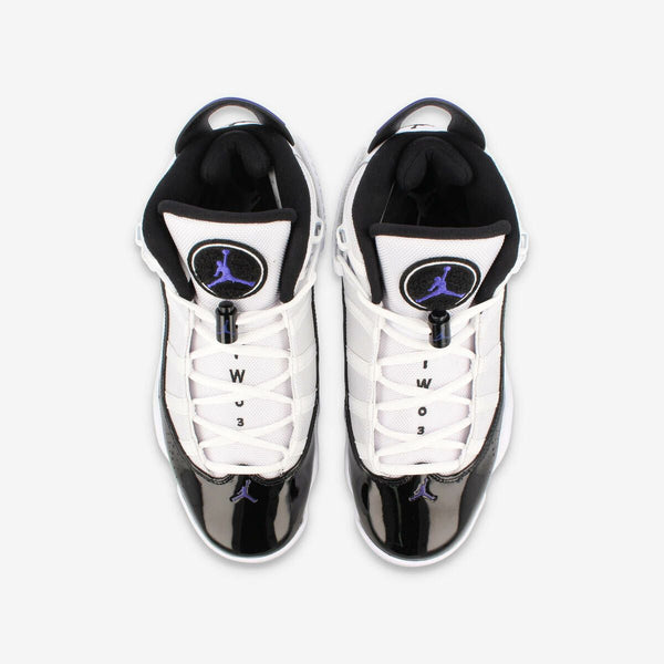 NIKE JORDAN 6 RINGS WHITE/BLACK/DARK CONCORD 322992-104 – KICKS LAB.