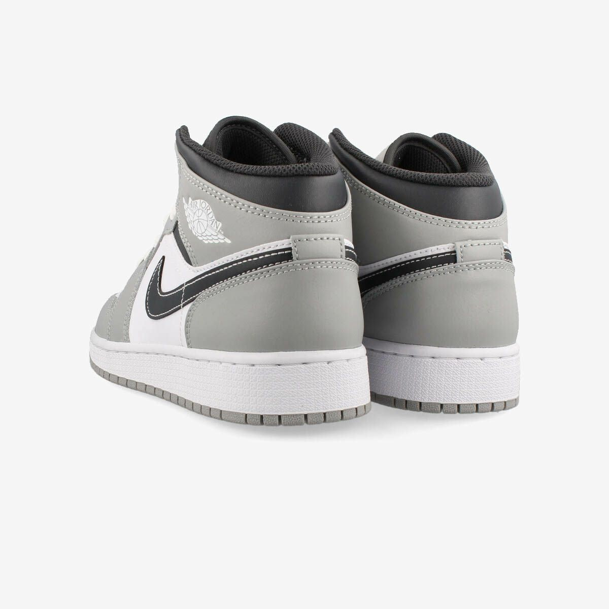 NIKE AIR JORDAN 1 MID GS LIGHT SMOKE GREY/WHITE/ANTHRACITE – KICKS ...