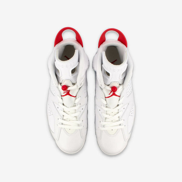 NIKE AIR JORDAN 6 RETRO WHITE/UNIVERSITY RED/BLACK [RED OREO]