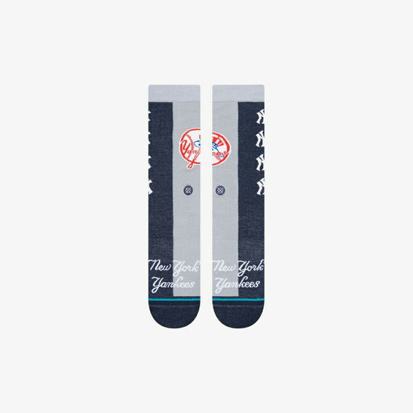 STANCE SOCKS YANKEES SPLIT CREW NAVY