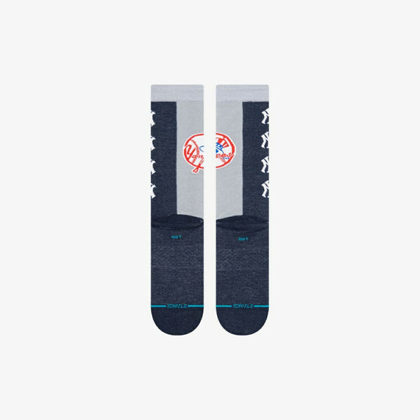 STANCE SOCKS YANKEES SPLIT CREW NAVY