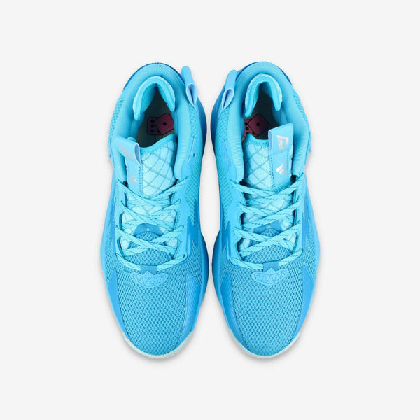 adidas DAME 8 SIGNAL CYAN/SILVER METALLIC/SHOCK CYAN