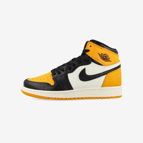 NIKE AIR JORDAN 1 RETRO HIGH OG GS BLACK/TAXI/WHITE 【YELLOW TOE】