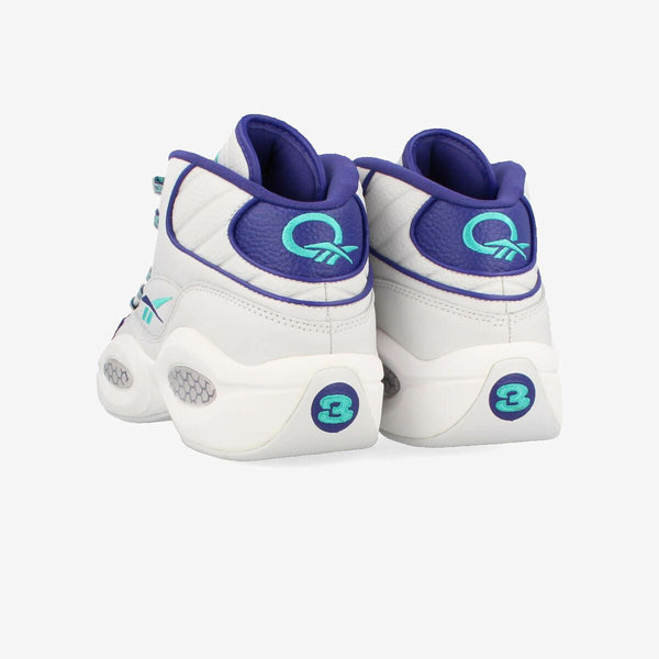 Reebok QUESTION MID COLD GREY/BOLD PURPLE/CLASSIC TEAL