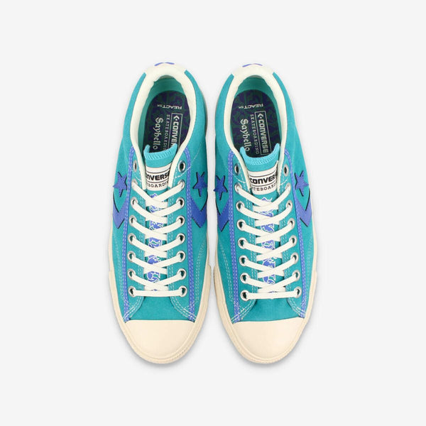 CONVERSE BREAKSTAR SK SAYHELLO OX + BLUE GREEN/PURPLE