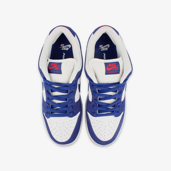 NIKE SB DUNK LOW PRO PRM DEEP ROYAL BLUE/WHITE/SPORT RED/GUM LIGHT BROWN  [LOS ANGELES DODGERS]