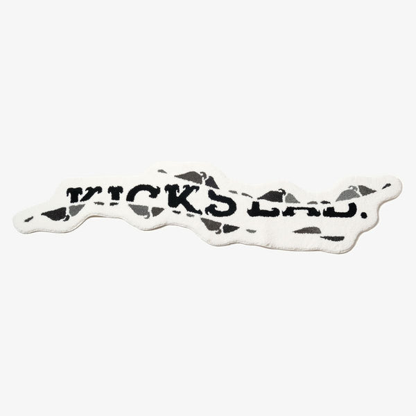 KICKS LAB. LOGO RUG WHITE/BLACK