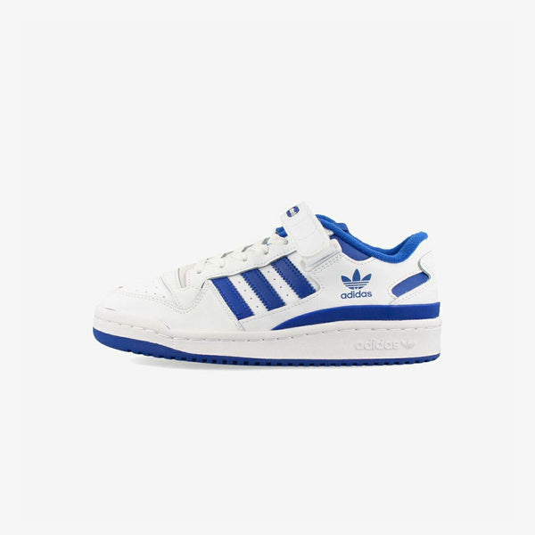 adidas FORUM LOW J FTWR WHITE/TEAM ROYAL BLUE/FTWR WHITE