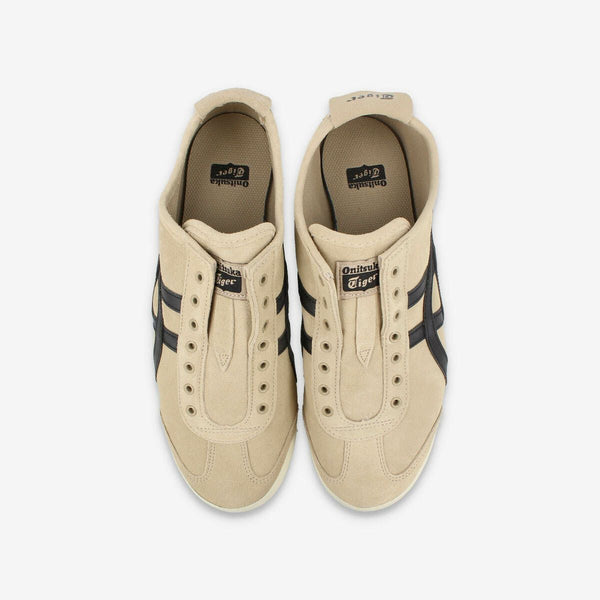 Onitsuka tiger mexico 66 slip on hot sale cream black