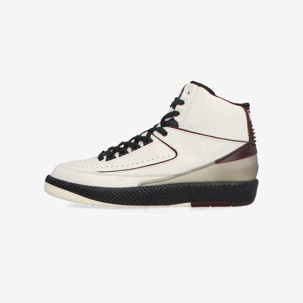 NIKE AIR JORDAN 2 RETRO SP SAIL/BLACK/BURGUNDY CRUSH 【A Ma Maniere】