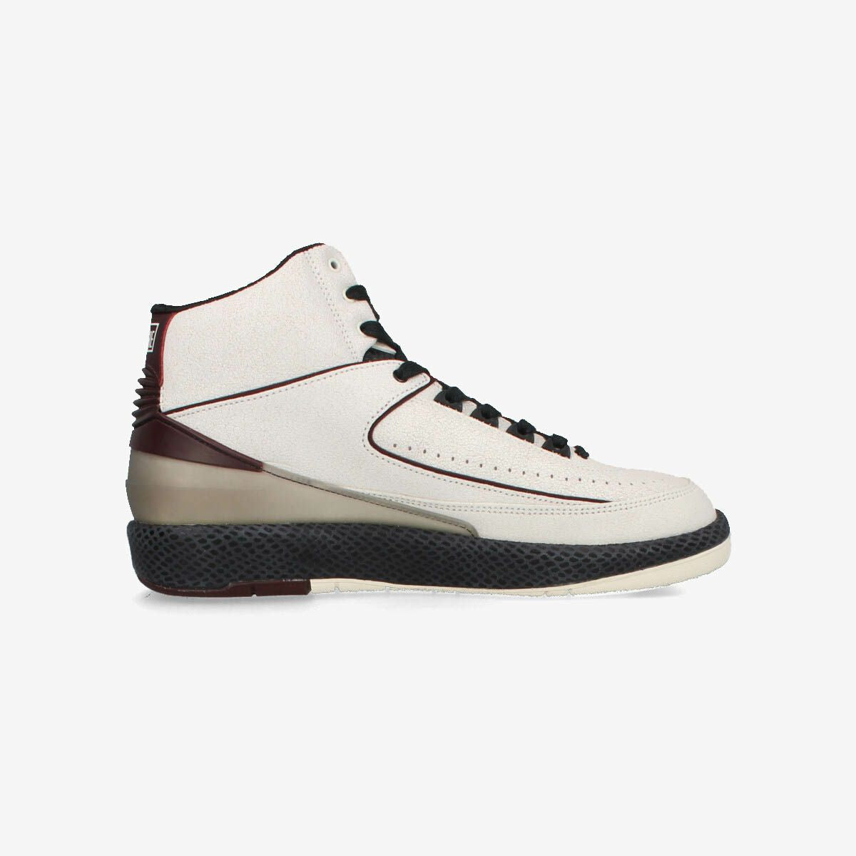 NIKE AIR JORDAN 2 RETRO SP SAIL/BLACK/BURGUNDY CRUSH 【A Ma Maniere】 – KICKS  LAB.