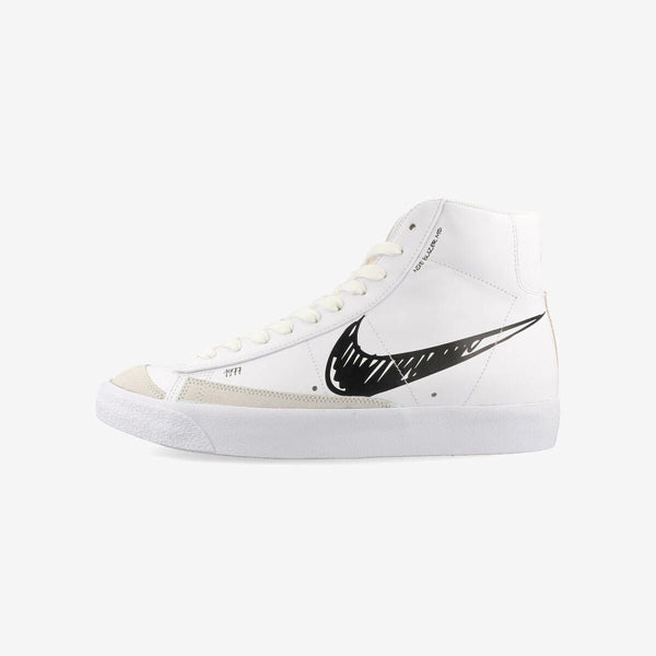 NIKE BLAZER MID VNTG '77 WHITE/BLACK 【SKETCH PACK】