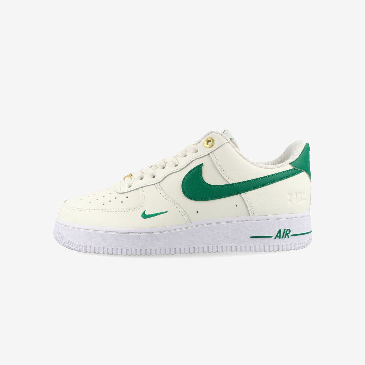 NIKE AIR FORCE 1 '07 LV8 SAIL/MALACHITE/WHITE/METALLIC GOLD