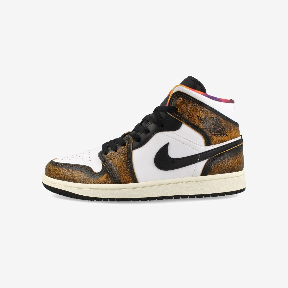 NIKE AIR JORDAN 1 MID SE BLACK/TAXI/WHITE/SAIL dq8417-071 – KICKS LAB.