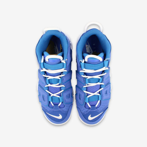 NIKE AIR MORE UPTEMPO GS MEDIUM BLUE/BATTLE BLUE/WHITE