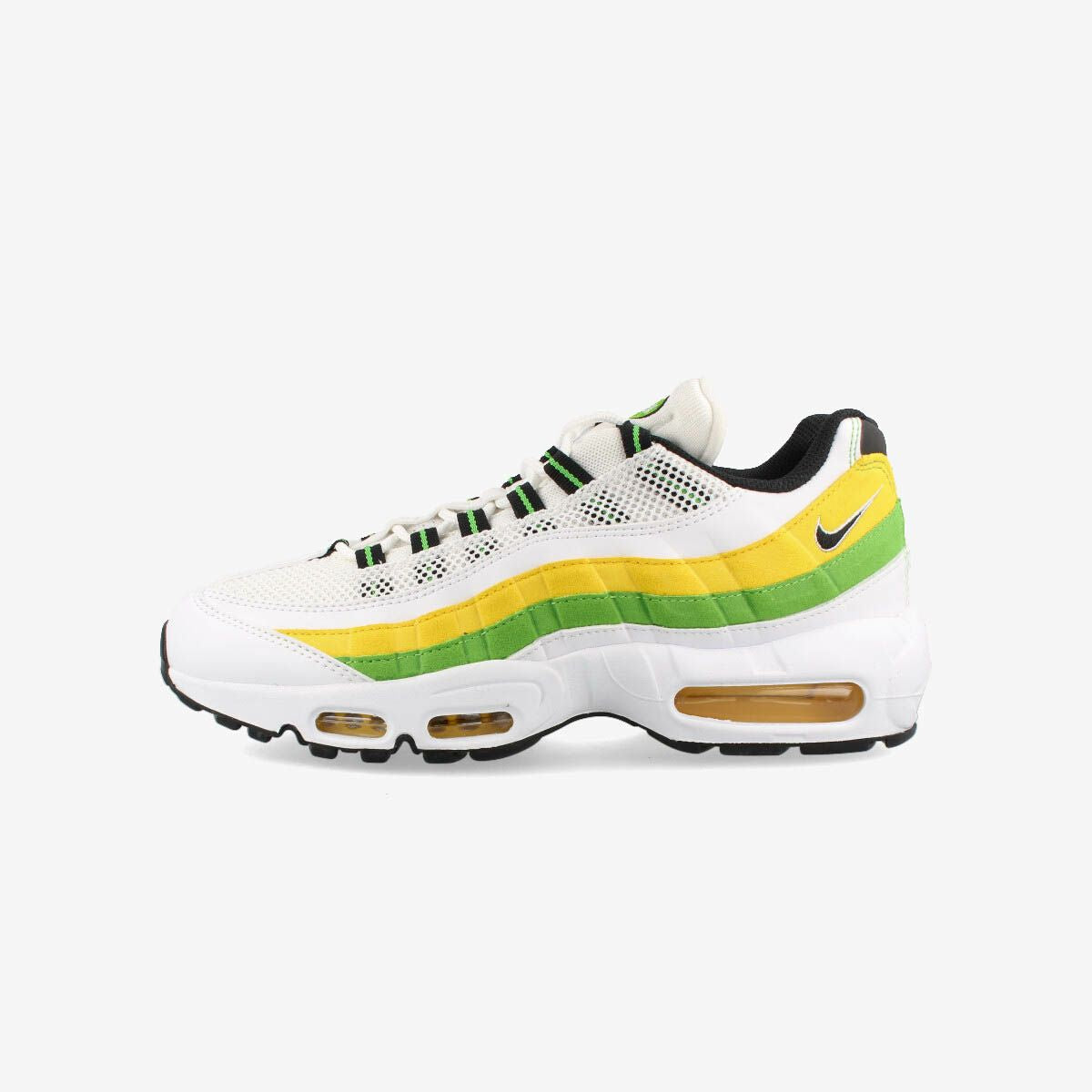 NIKE AIR MAX 95 ESSENTIAL WHITE/BLACK/GREEN APPLE/TOUR YELLOW