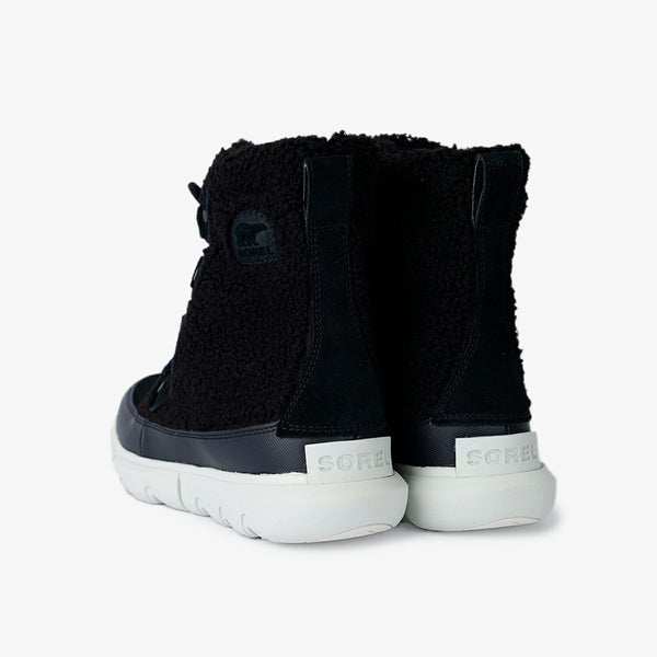 SOREL EXPLORER II JOAN COZY BLACK/TEA LIGHT