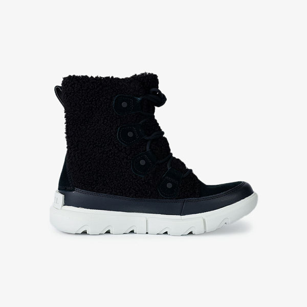 SOREL EXPLORER II JOAN COZY BLACK/TEA LIGHT