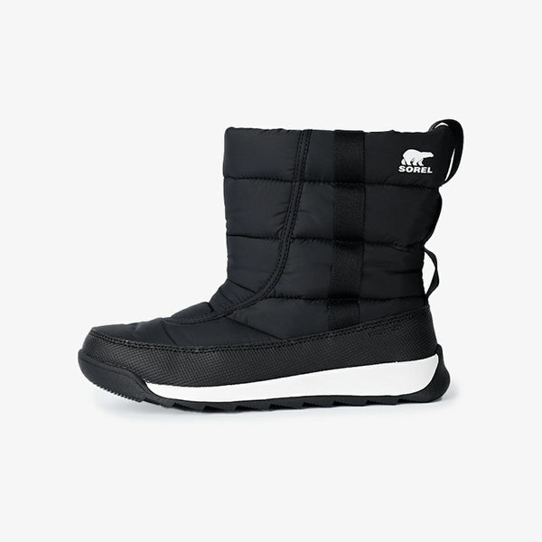 SOREL YOUTH WHITNEY II PUFFY MID WP BLACK 【キッズ】