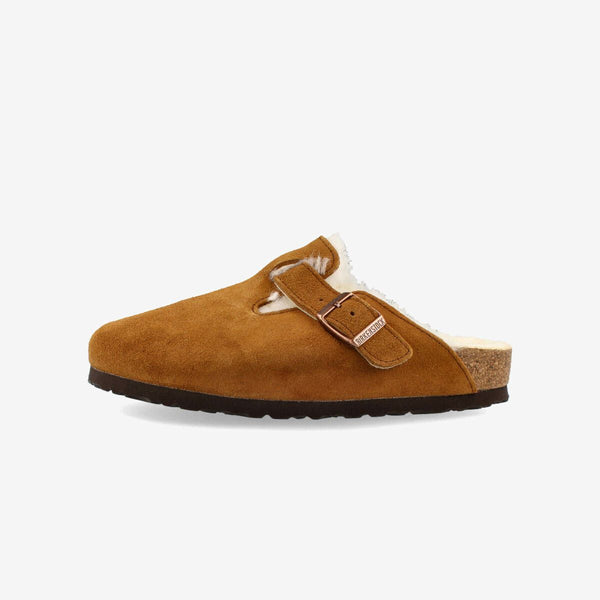 BIRKENSTOCK BOSTON SHEARLING VL SHEEPSKIN MINK 【NARROW】