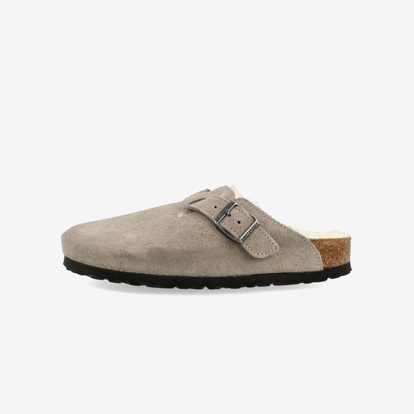 BIRKENSTOCK BOSTON SHEARLING STONE COIN 【NARROW】