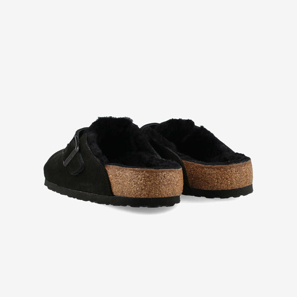 BIRKENSTOCK BOSTON SHEARLING BLACK 【REGULAR】