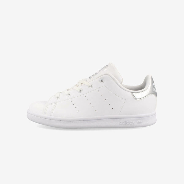 아디다스 STAN SMITH C FTWR WHITE/GREY TWO/SILVER METALLIC