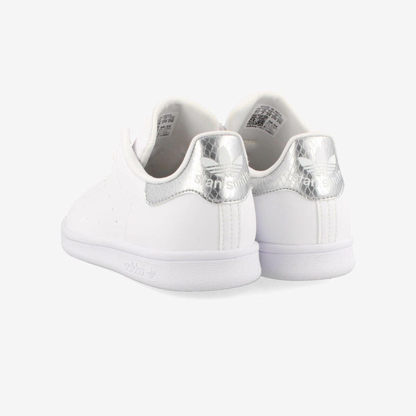 아디다스 STAN SMITH C FTWR WHITE/GREY TWO/SILVER METALLIC