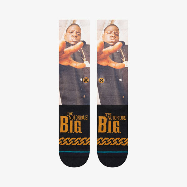 STANCE SOCKS X NOTORIOUS BIG THE KING OF NY BLACK [BIGGIE]