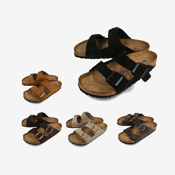 BIRKENSTOCK ARIZONA SOFT FOOTBED SUEDE LEATHER 【REGULAR】