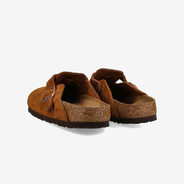 BIRKENSTOCK BOSTON SOFT FOOTBED SUEDE LEATHER 【NARROW】