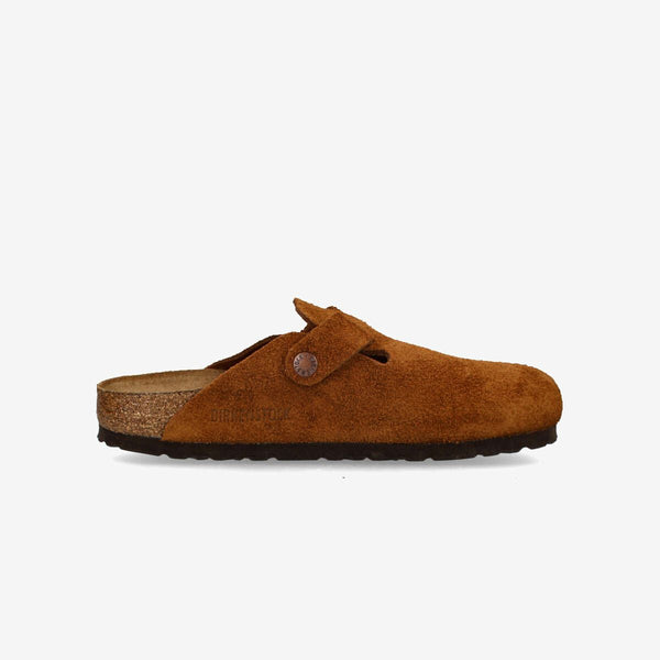 BIRKENSTOCK BOSTON SOFT FOOTBED SUEDE LEATHER 【NARROW】