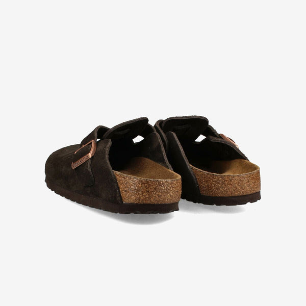 BIRKENSTOCK BOSTON SOFT FOOTBED SUEDE LEATHER 【NARROW】