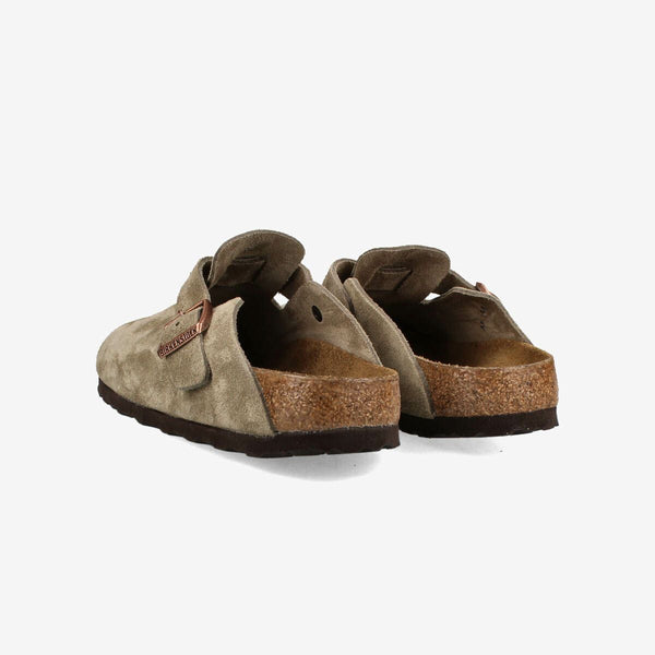 BIRKENSTOCK BOSTON SOFT FOOTBED SUEDE LEATHER 【NARROW】