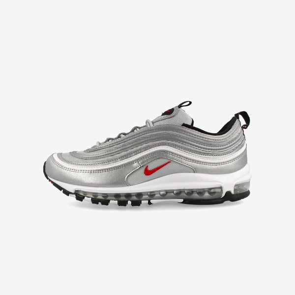 NIKE AIR MAX 97 OG METALLIC SILVER/UNIVERSITY RED/BLACK 【SILVER BULLET】