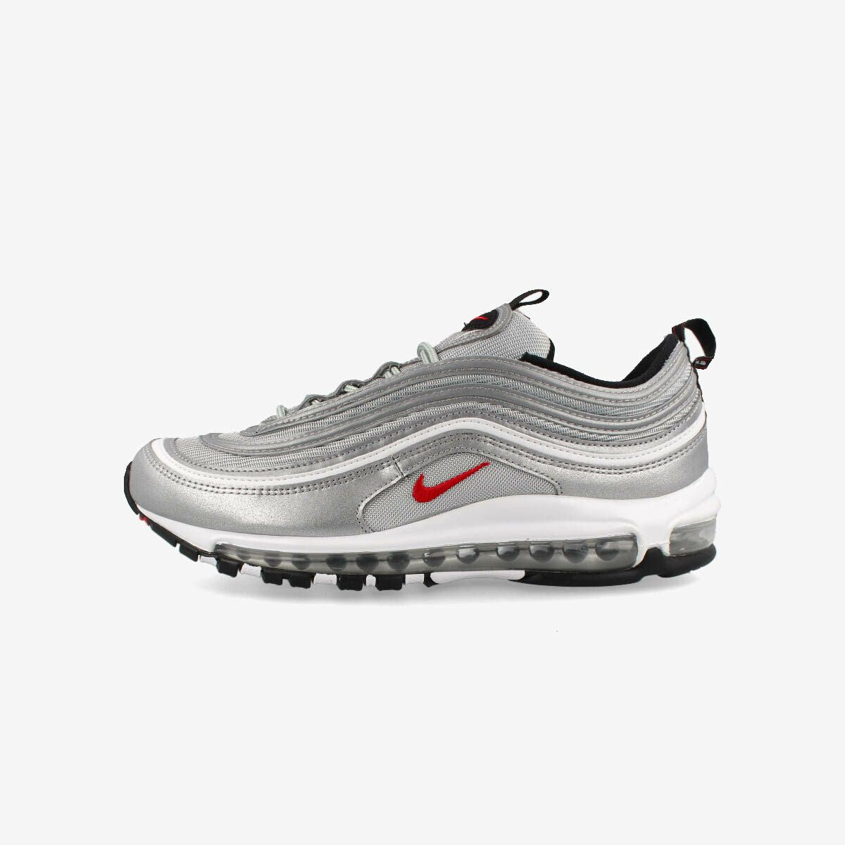 NIKE AIR MAX 97 OG METALLIC SILVER/UNIVERSITY RED