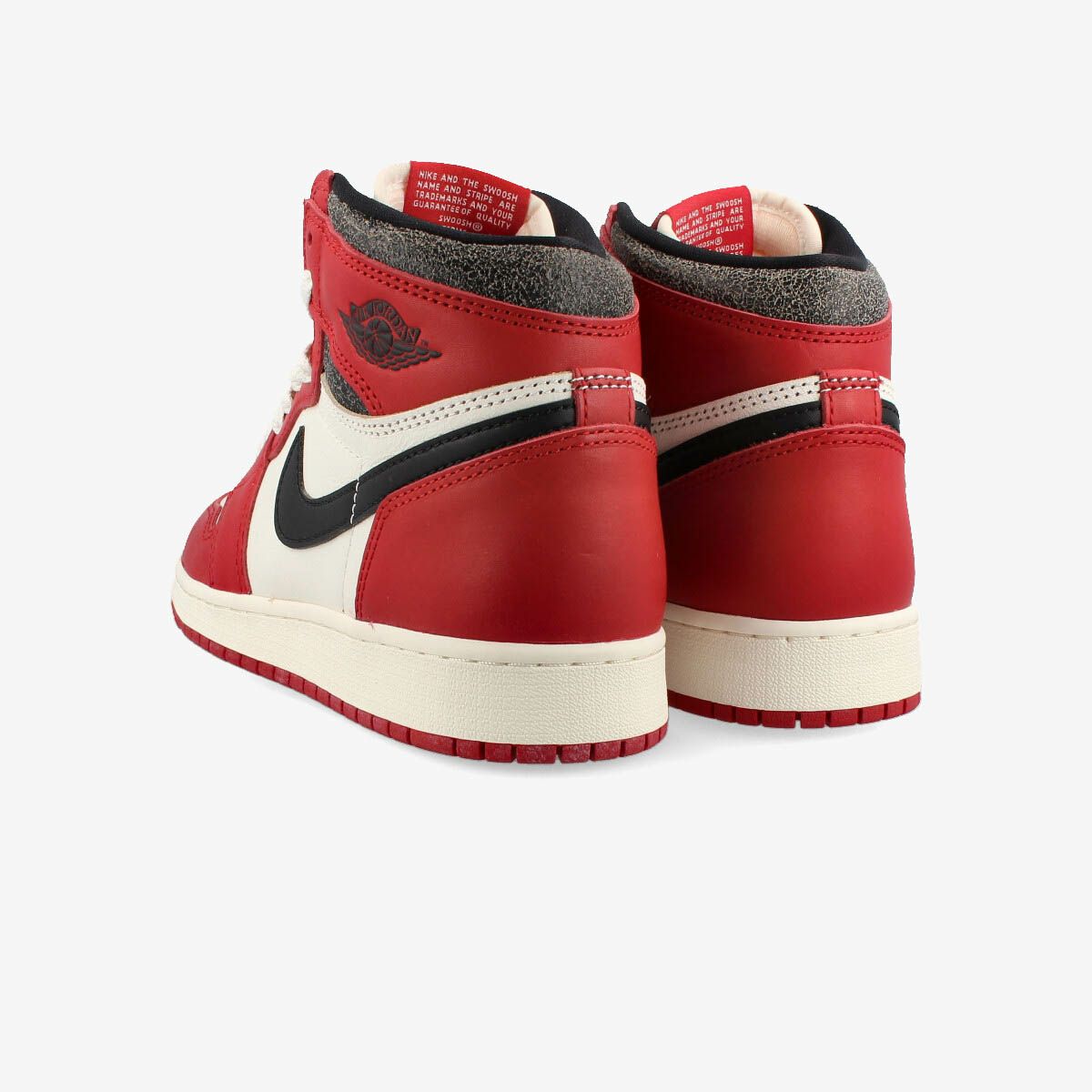 Jordan 1 black varsity red sail best sale