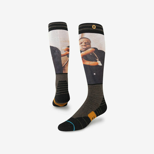 STANCE SOCKS X NOTORIOUS B.I.G. THE KING OF NY SNOW BLACK 【BIGGIE】