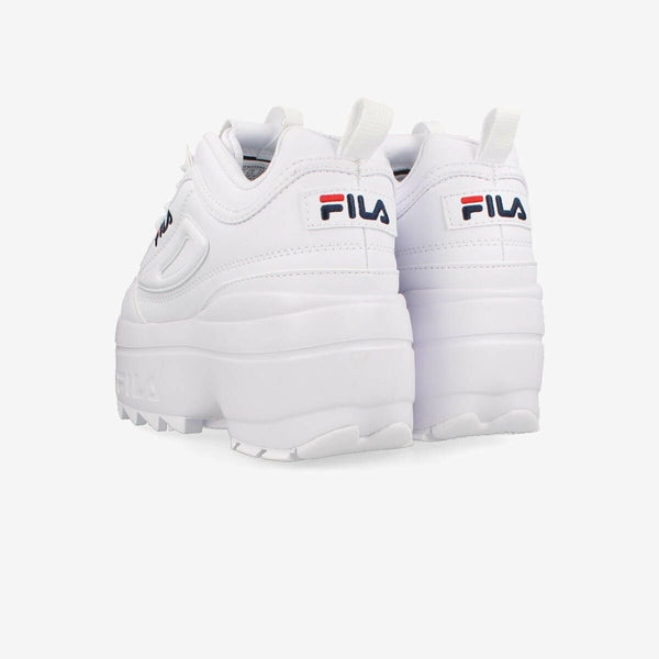 FILA DISRUPTOR II WEDGE WHITE NAVY RED wfw22044 125 KICKS LAB