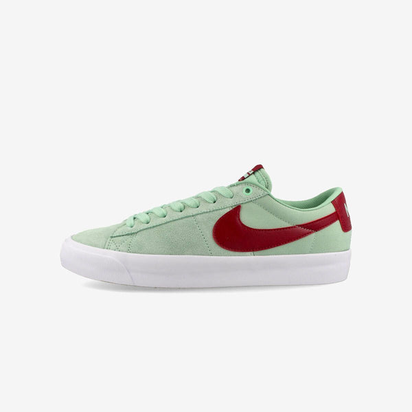 NIKE SB BLAZER ZOOM LOW PRO GT ENAMEL GREEN/TEAM RED/WHITE