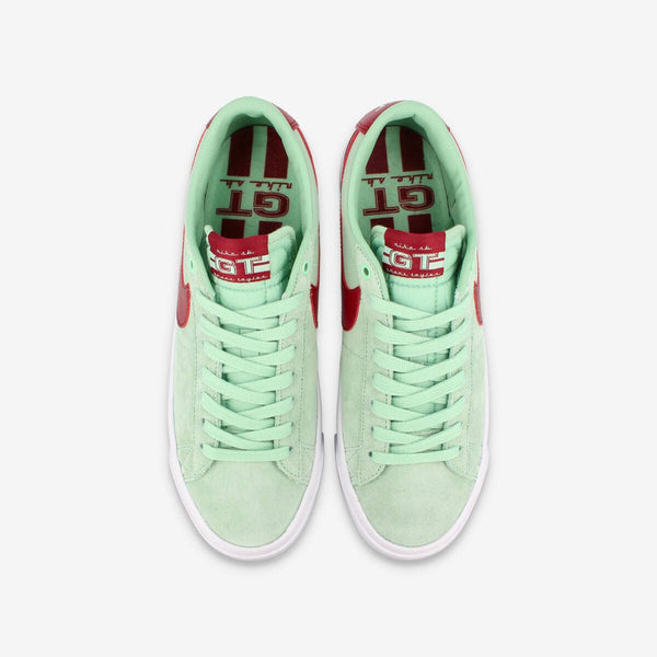 NIKE SB BLAZER ZOOM LOW PRO GT ENAMEL GREEN/TEAM RED/WHITE