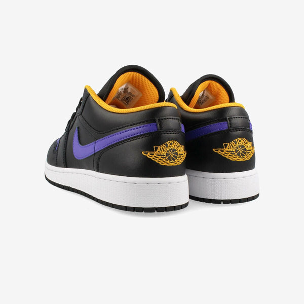 NIKE AIR JORDAN 1 LOW GS BLACK/DARK CONCORD/TAXI