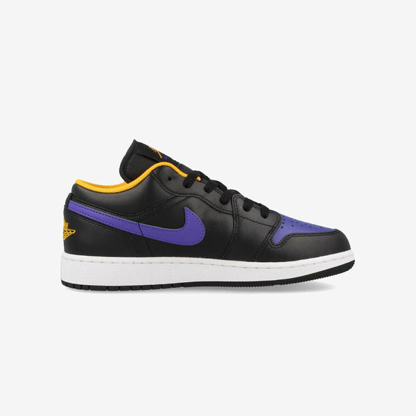 NIKE AIR JORDAN 1 LOW GS BLACK/DARK CONCORD/TAXI