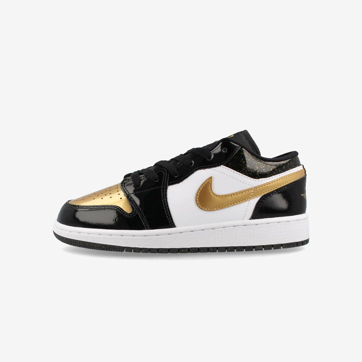 NIKE AIR JORDAN 1 LOW SE GS BLACK/METALLIC GOLD/WHITE dr6970-071