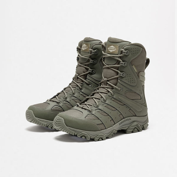 MERRELL MOAB 3 TACTICAL 8” ZIP WATERPROOF DARK OLIVE 【KICKS LAB. EXCLUSIVE】