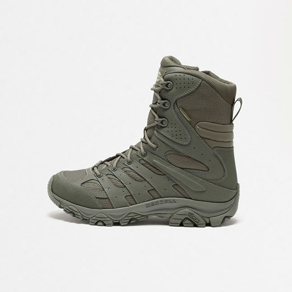 MERRELL MOAB 3 TACTICAL 8” ZIP WATERPROOF DARK OLIVE 【KICKS LAB. EXCLUSIVE】