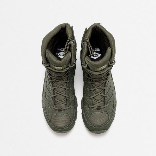 MERRELL MOAB 3 TACTICAL 8” ZIP WATERPROOF DARK OLIVE 【KICKS LAB. EXCLUSIVE】